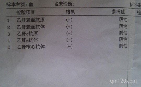 乙肝五項(xiàng)