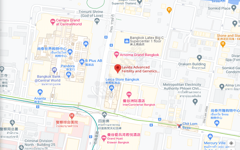 樂櫻LAVIDA生殖醫(yī)院位置圖